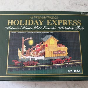 New Bright Holiday Express Animated Train Set - Etsy