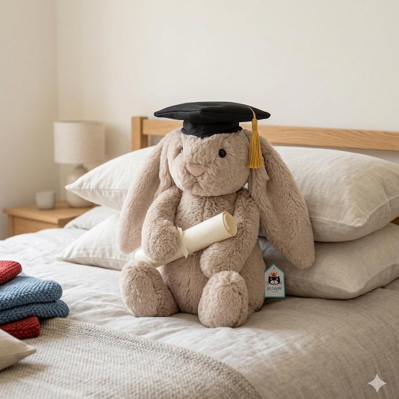 Graduation Jellycat Bunny - Etsy