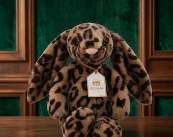 Jellycat Spotted Bunny Plush Toy – Kawaii Rabbit Stuffed Animal for Cozy Decor & Collectors