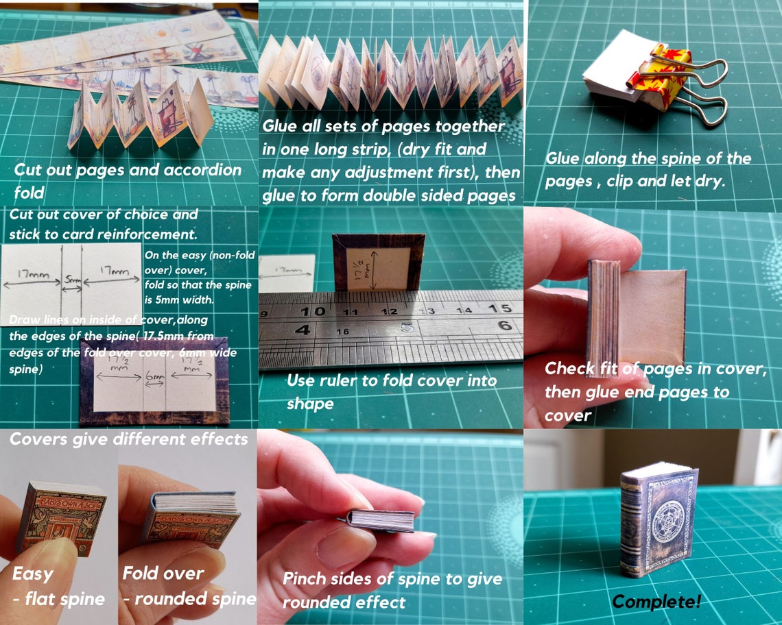 Alchemical Notebook Printable Miniature Book, 1/6 1/12 Scale Dollhouse ...