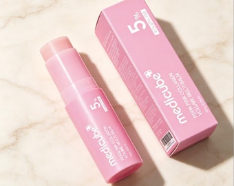 2 pcs medicube Salmon PDRN Collagen Stick, Pink Multi Balm For Face Neck, Anti Aging Fine Line Moisturizer, Korean Skincare Glow Balm