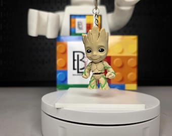 Gelede Baby Groot minifiguur verzamelsleutelhanger