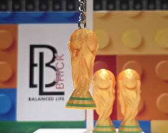 Iconische mini-sleutelhanger voor het verzamelen van FIFA World Cup-trofee (set van 2)