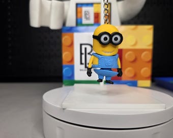 Gelede minifiguur minifiguur Bob The Minion-sleutelhanger