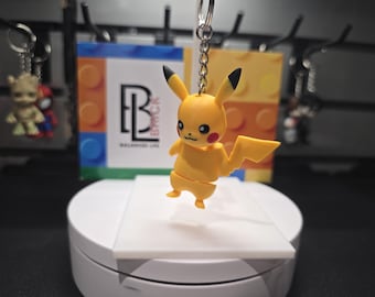 Gelede Pikachu-minifiguursleutelhanger om te verzamelen