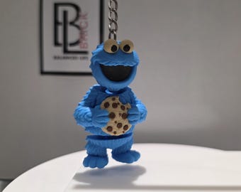Gelede minifiguur-sleutelhanger Koekjesmonster