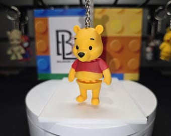 Gelede Winnie de Pooh minifiguur-sleutelhanger voor verzamelaars