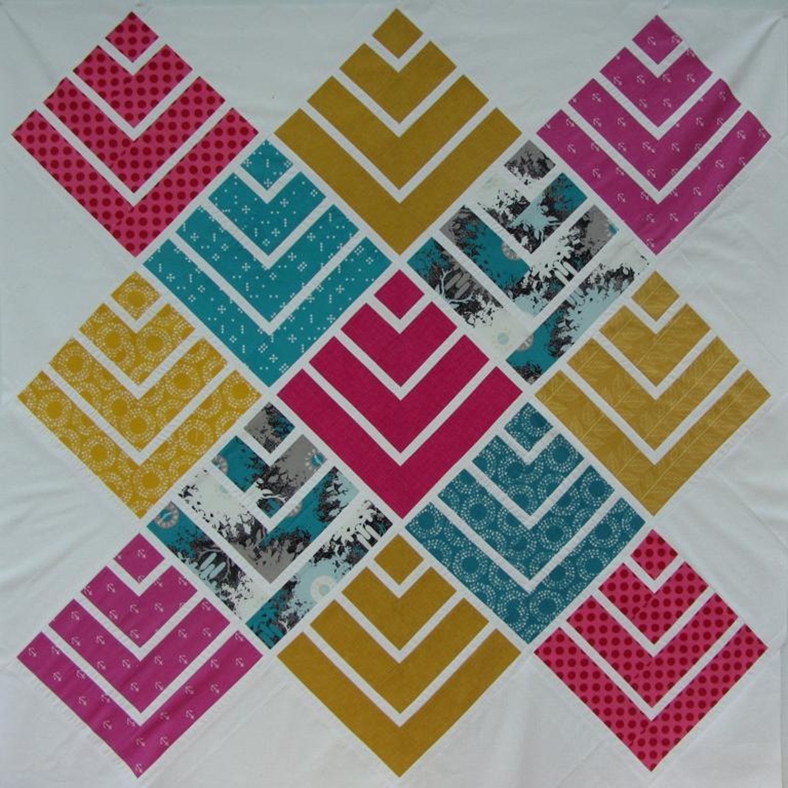 Jelly on Point Modern Quilt Pattern Quilts Patchwork Etsy