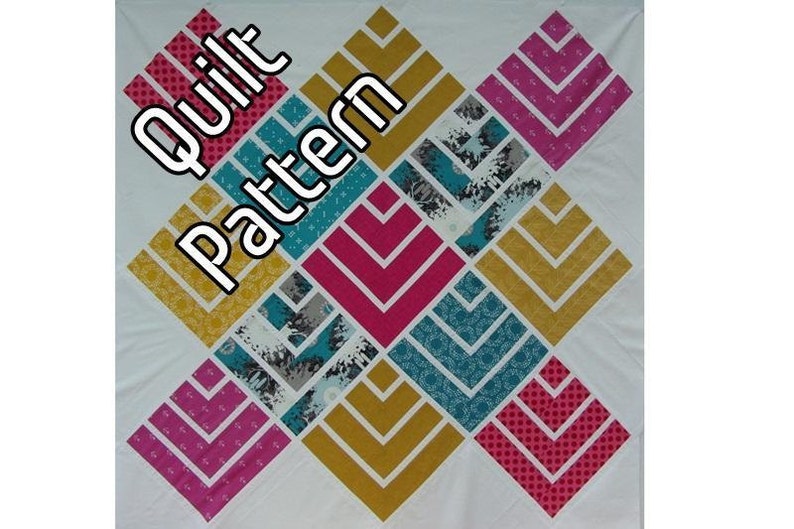 Jelly On Point modern quilt pattern quilts patchwork sewing Jelly Roll friendly image 4