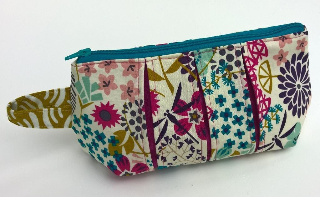 Pleated Zip Pouches Sewing Pattern - Ebook Zipper Pdf Tutorial ...