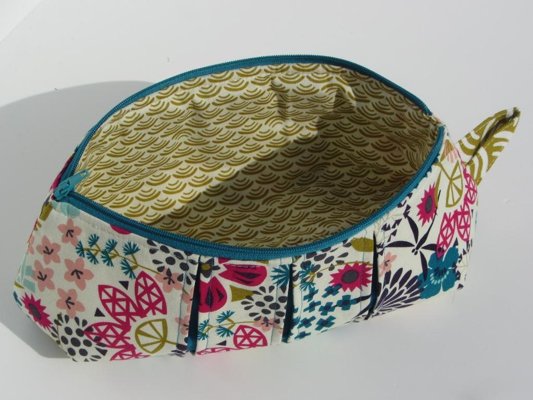 Pleated Zip Pouches Sewing Pattern - Ebook Zipper Pdf Tutorial ...