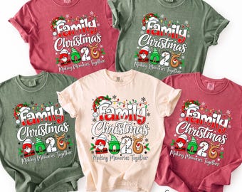 Family Christmas 2026 Shirt, Making Memories Together Tee, Matching Family Christmas Shirts, Christmas Pajama Shirt, Holiday Family Gift