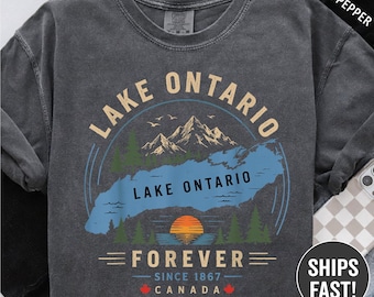 Lake Ontario Forever Shirt, Vintage Great Lakes Canada Tee, Not Lake America Sweatshirt, lake ontario lake america t shirt, Lake Ontario Top