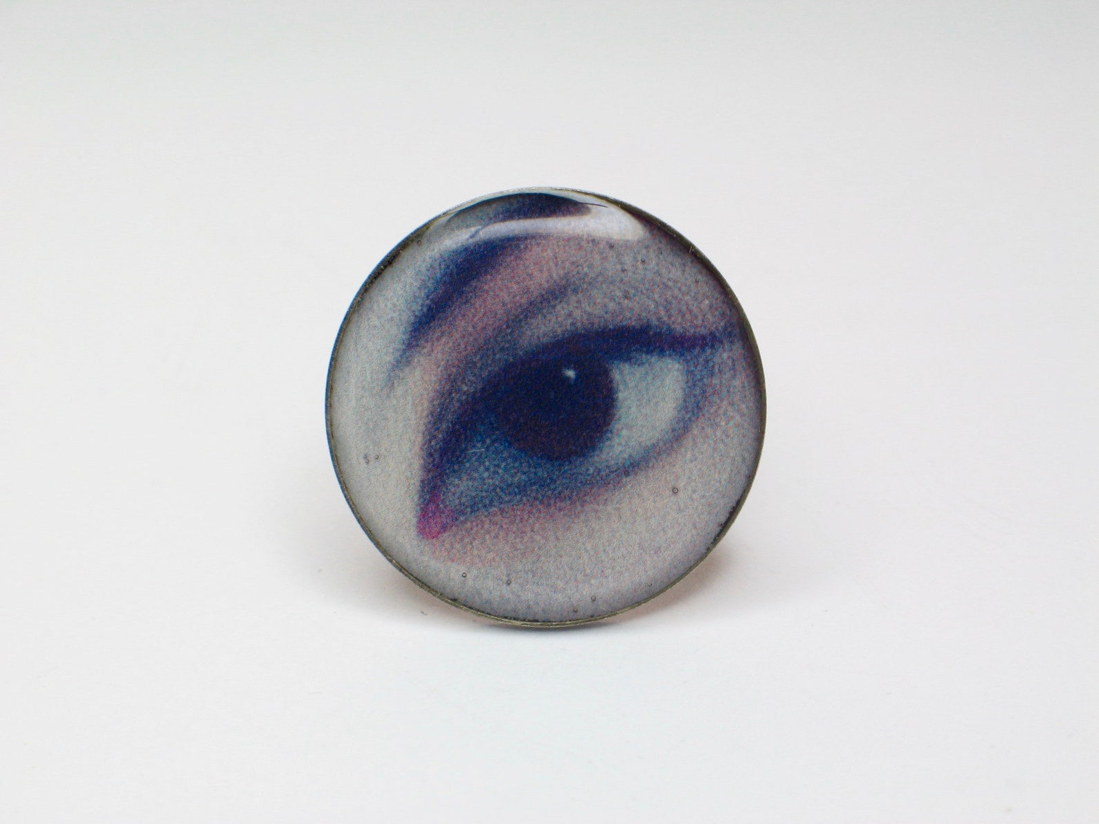 Lover's Eye Resin Ring Eye Ring. Modern Jewelry. Etsy Canada