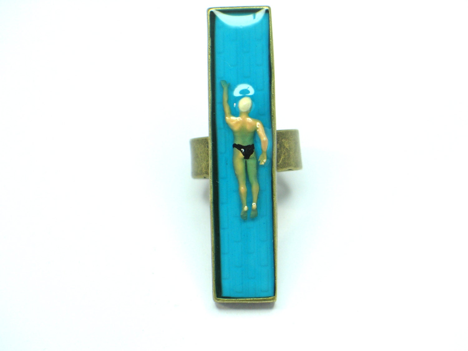 Resin Rings Resin Jewelry Swimmer Ring Resin Ring. Modern Etsy