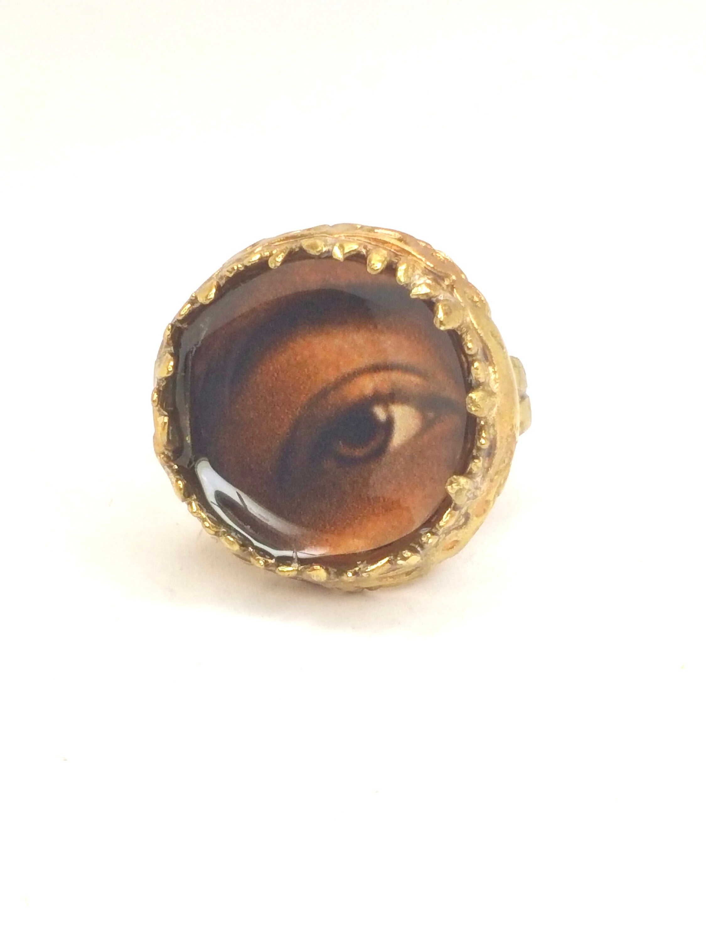Lover's eye resin ring Eye ring. Modern Jewelry. Gift Etsy