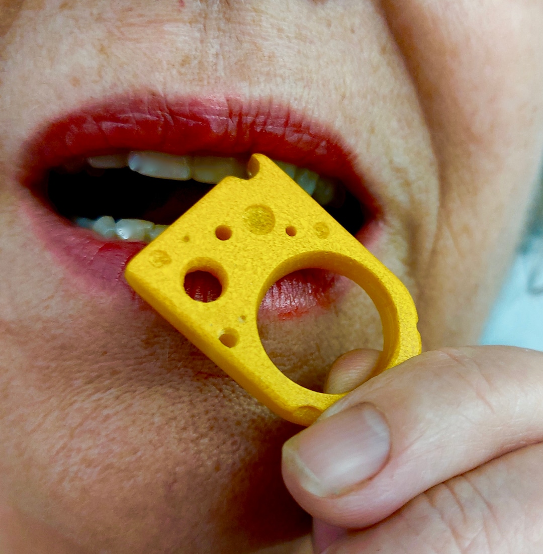 Handmade Yellow Resin Cheese Ring, Statement Food Jewelry (size 6.5) - Etsy
