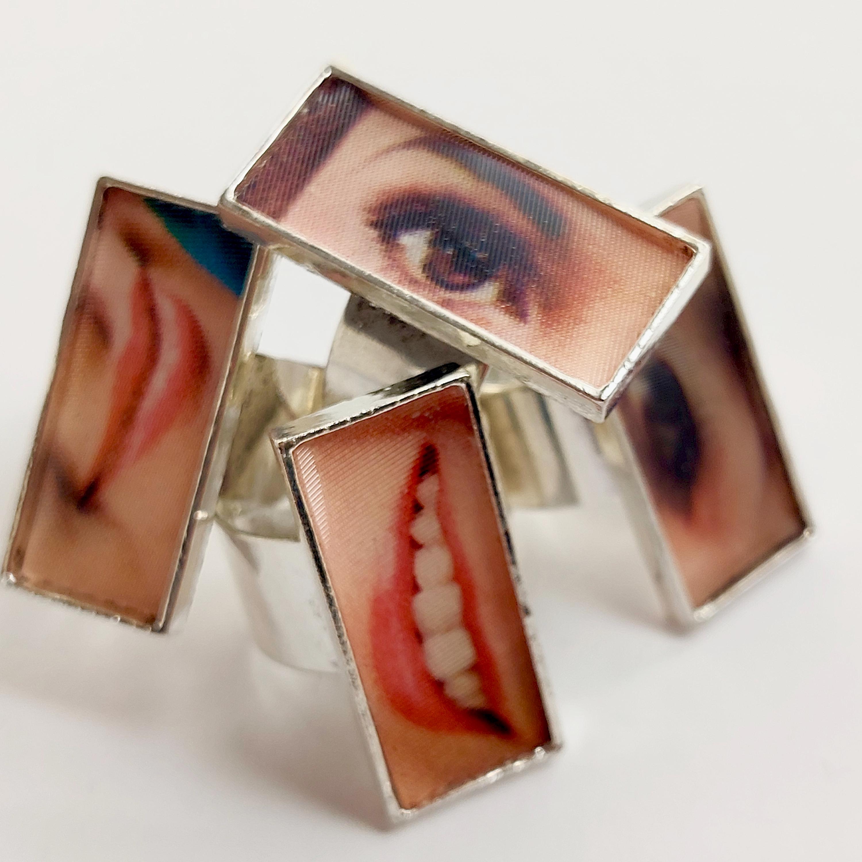 Pendentif Lenticulaire œil Qui Cligne - Animation 3D, 30 Mm, Image Changeante