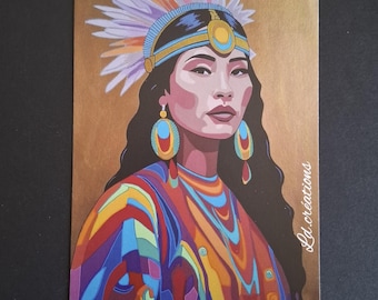 Postcard - native
