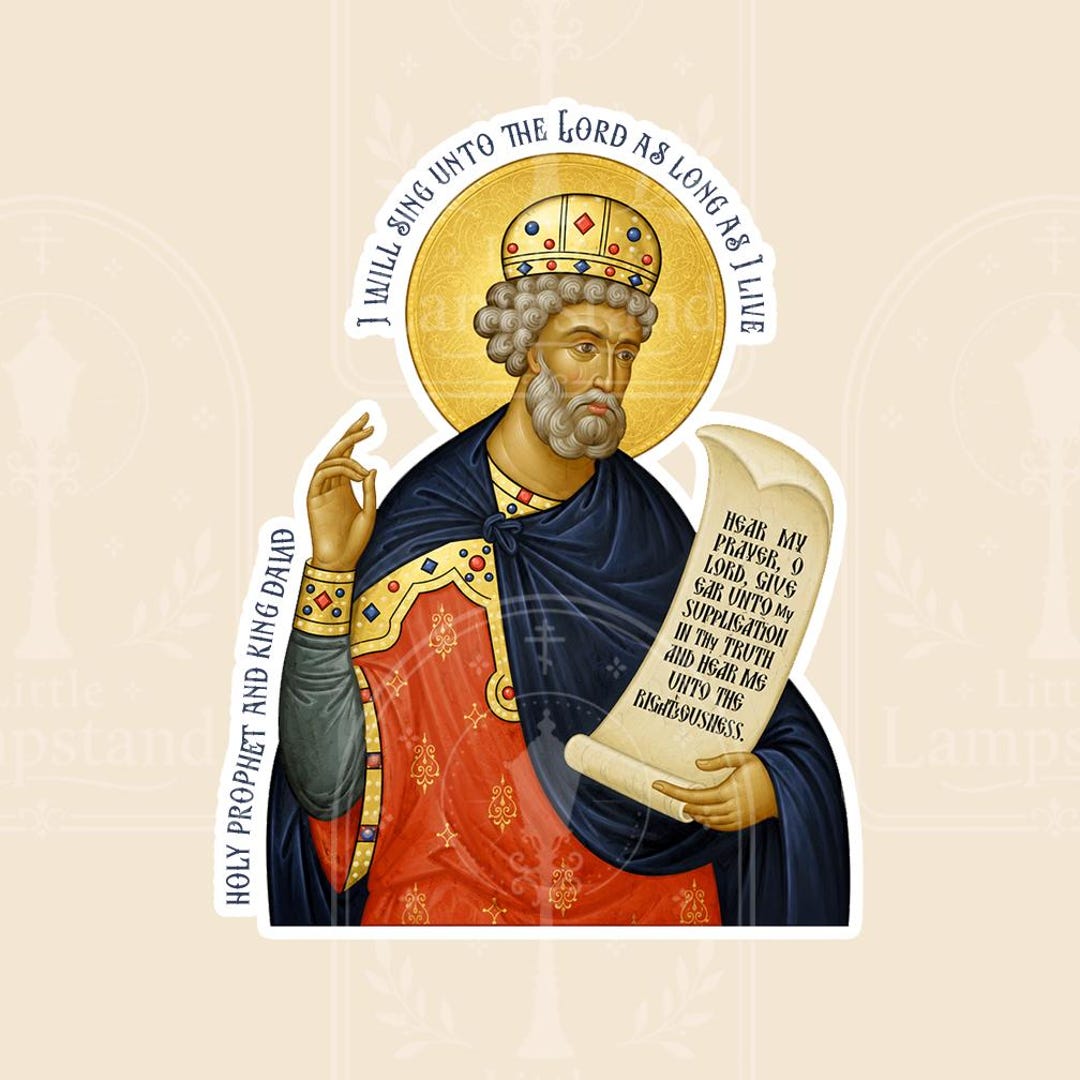 Prophet Model Sticker Holy Prophet and King David Sticker - Etsy
