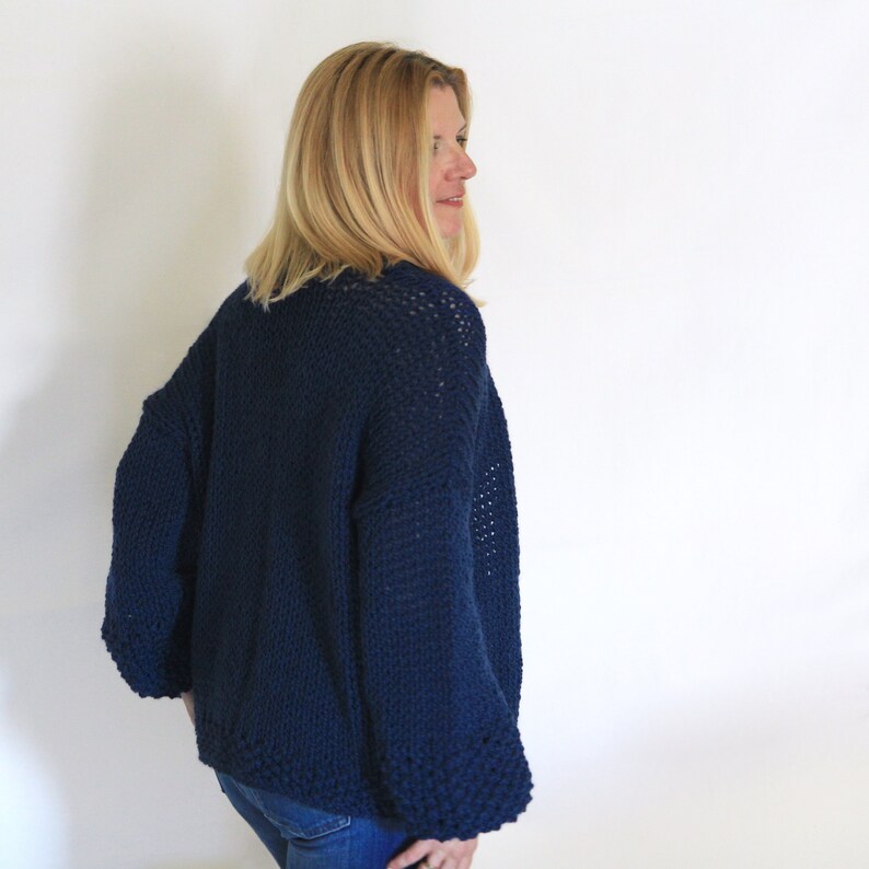 pull and bear blue cardigan
