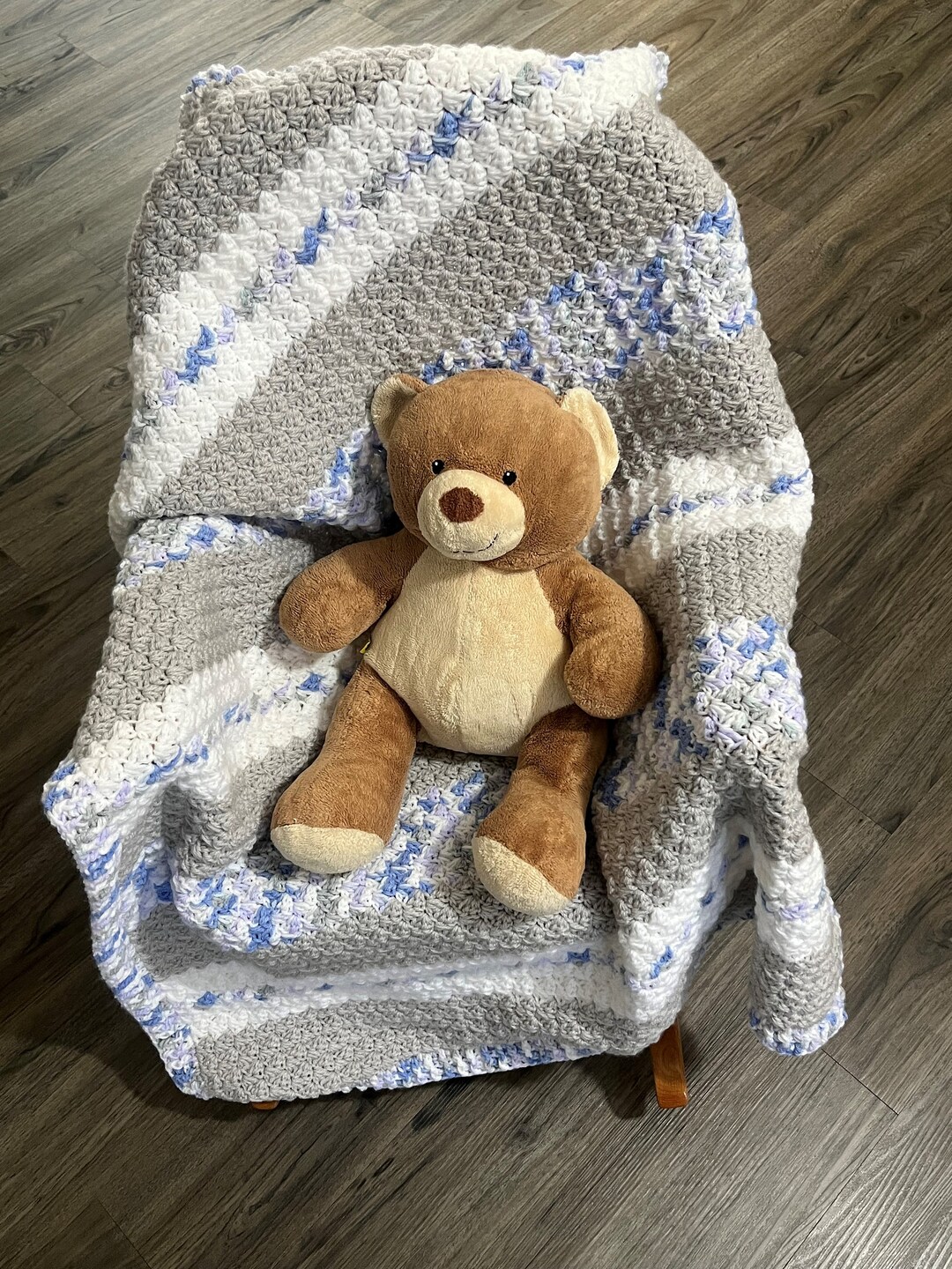 Handmade Baby Blanket Crochet Baby Blanket Baby Shower Gift Etsy