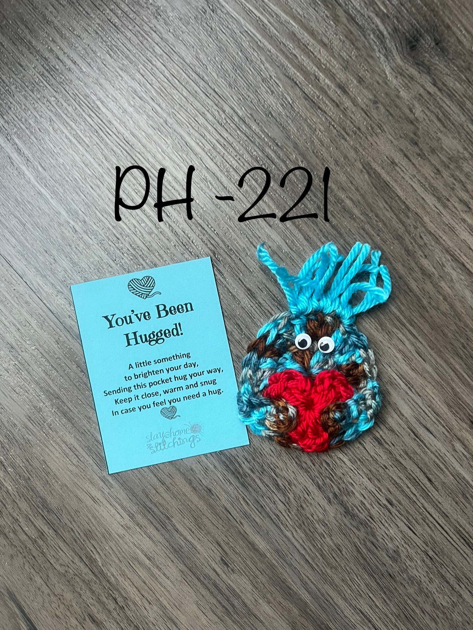 Crochet Pocket Hug Pocket Heart Pocket Friend Handmade Gift Keepsake Etsy