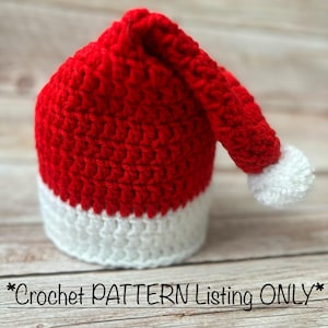 SCHEMI all'uncinetto, Copri carta igienica cappello di Babbo Natale, schema all'uncinetto, download immediato