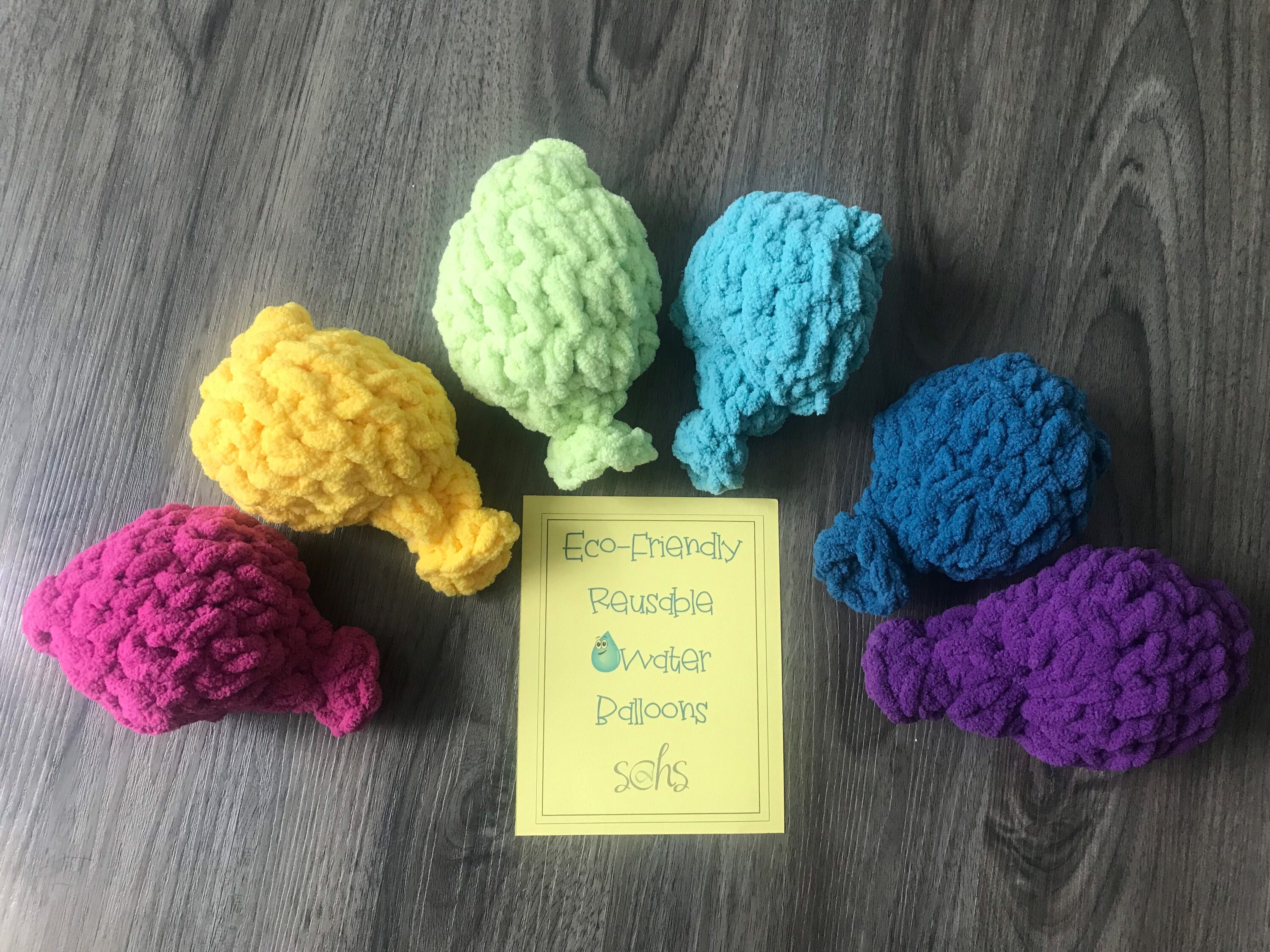 Reusable EcoFriendly Water Balloons Set of 6 in Assorted Etsy