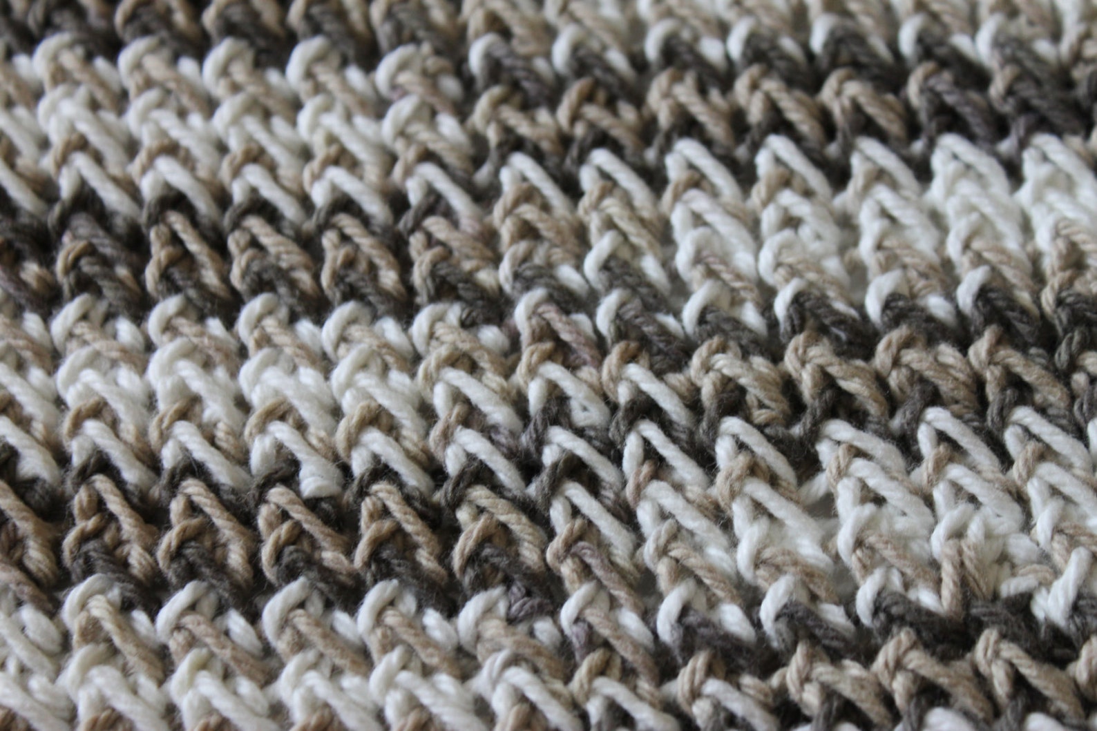 Knit PATTERN Twisted Rib Stitch Dishcloth Wash Cloth Instant