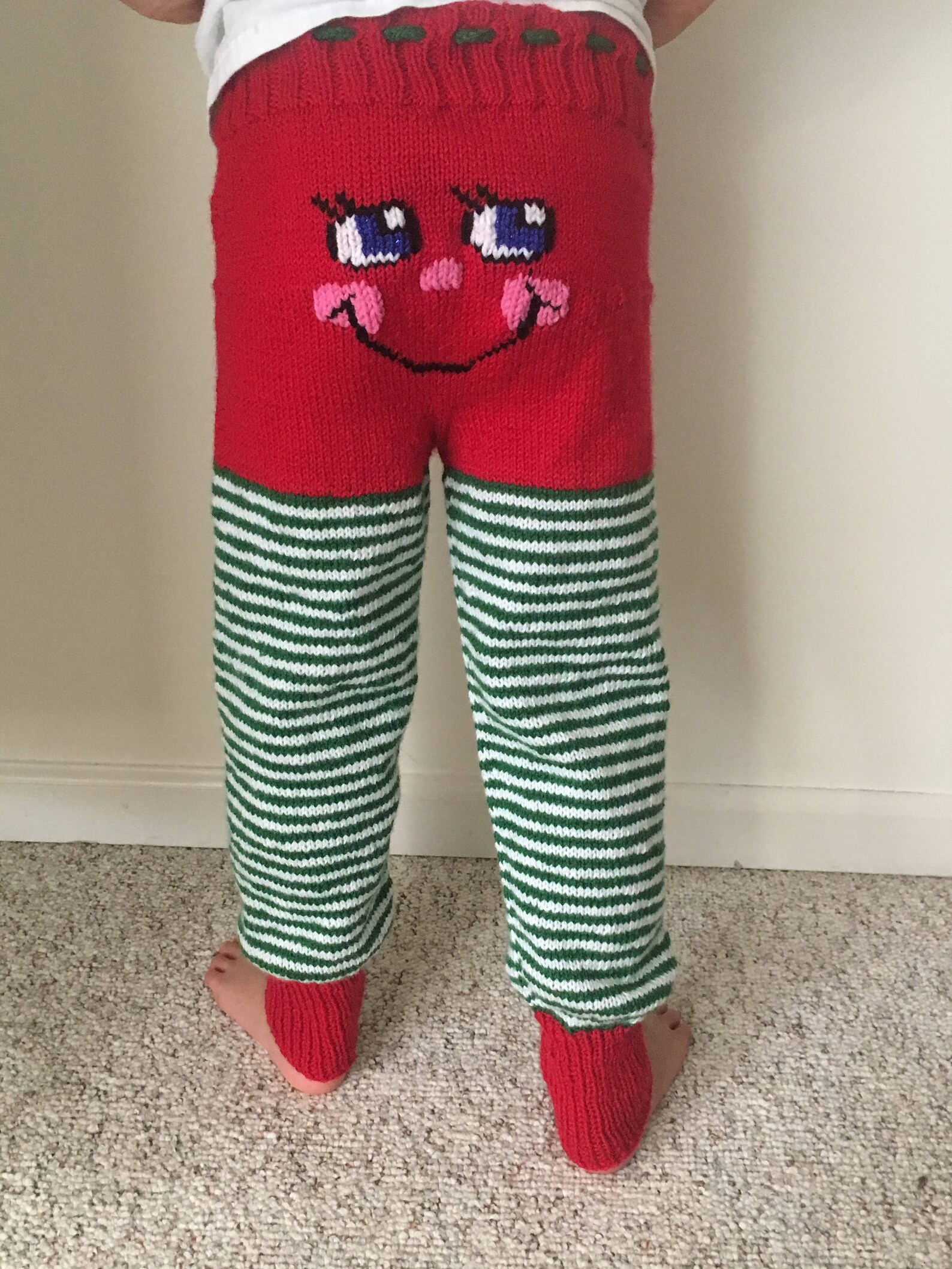 Knit PATTERN Mindy's Knit Elf Pants Pattern 10 Sizes Etsy