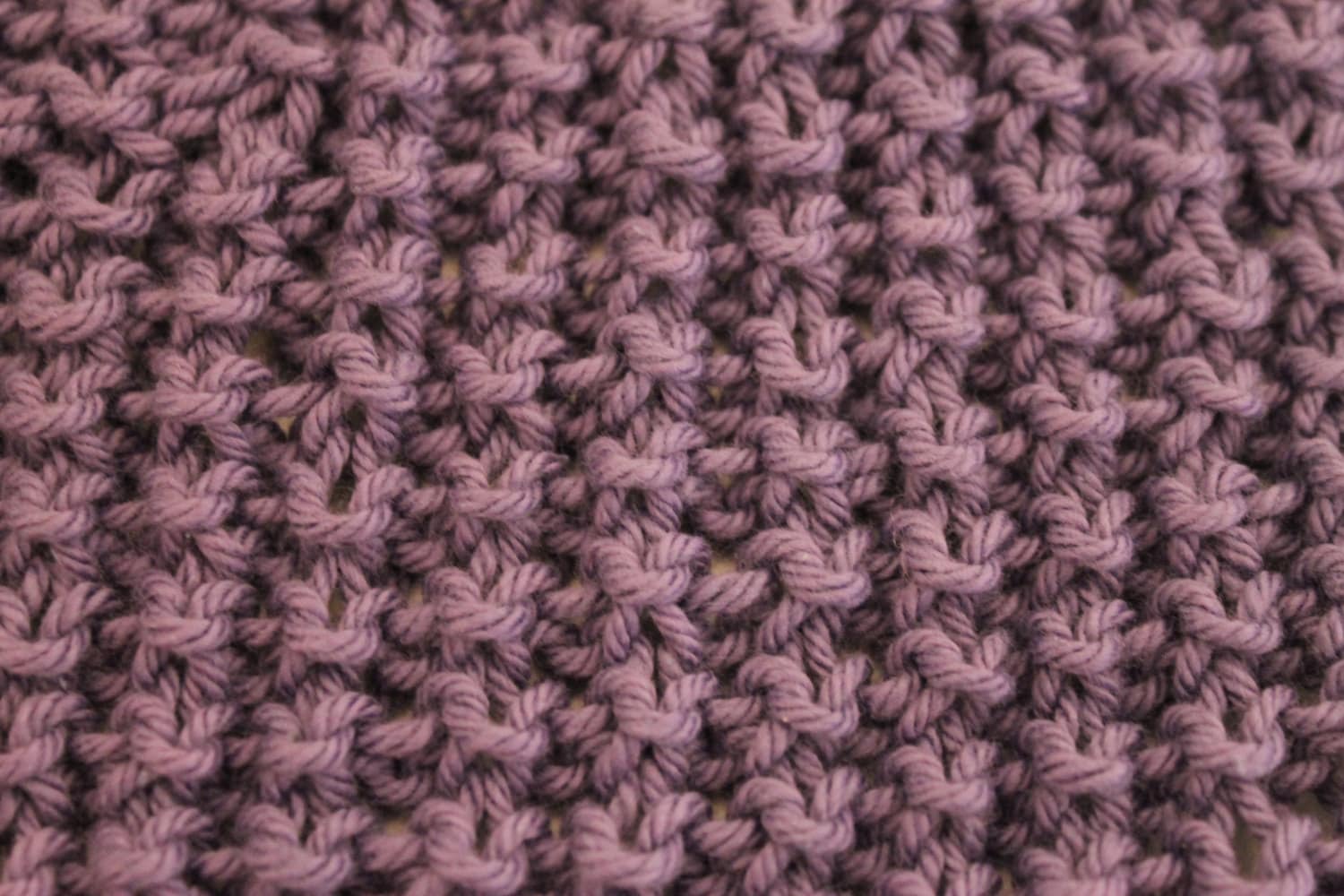 Knit PATTERN Nubby Sand Dishcloth Wash Cloth Instant - Etsy