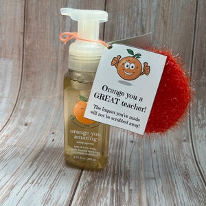 Orange Dish Scrubby Gift Set (FS-050, FS051)