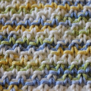 Knit PATTERN, Moss Stitch Dishcloth, Instant Download, Beginner Pattern KDCP-002 image 3
