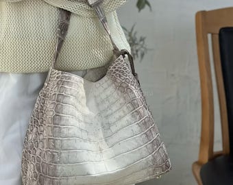 Real Alligator Skin Handbags | Himalaya Handmade Exotic Top Handle bags | Unique Purse