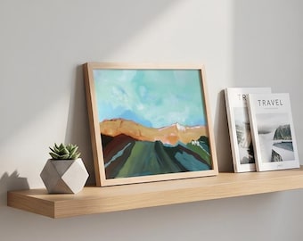 Fields and Hills - Original Acrylic Painting