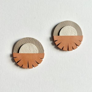 Helios Moonrise Big Eco Stud Earrings image 1