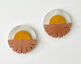 Helios Sunset Earrings | Cheerful and Romantic Eco Studs