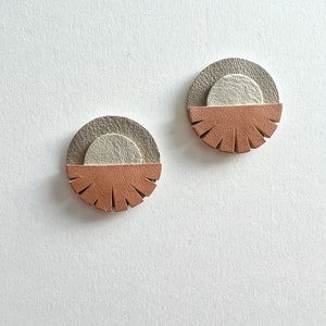 Helios Moonrise Big Eco Stud Earrings image 6