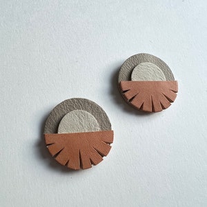 Helios Moonrise Big Eco Stud Earrings image 9