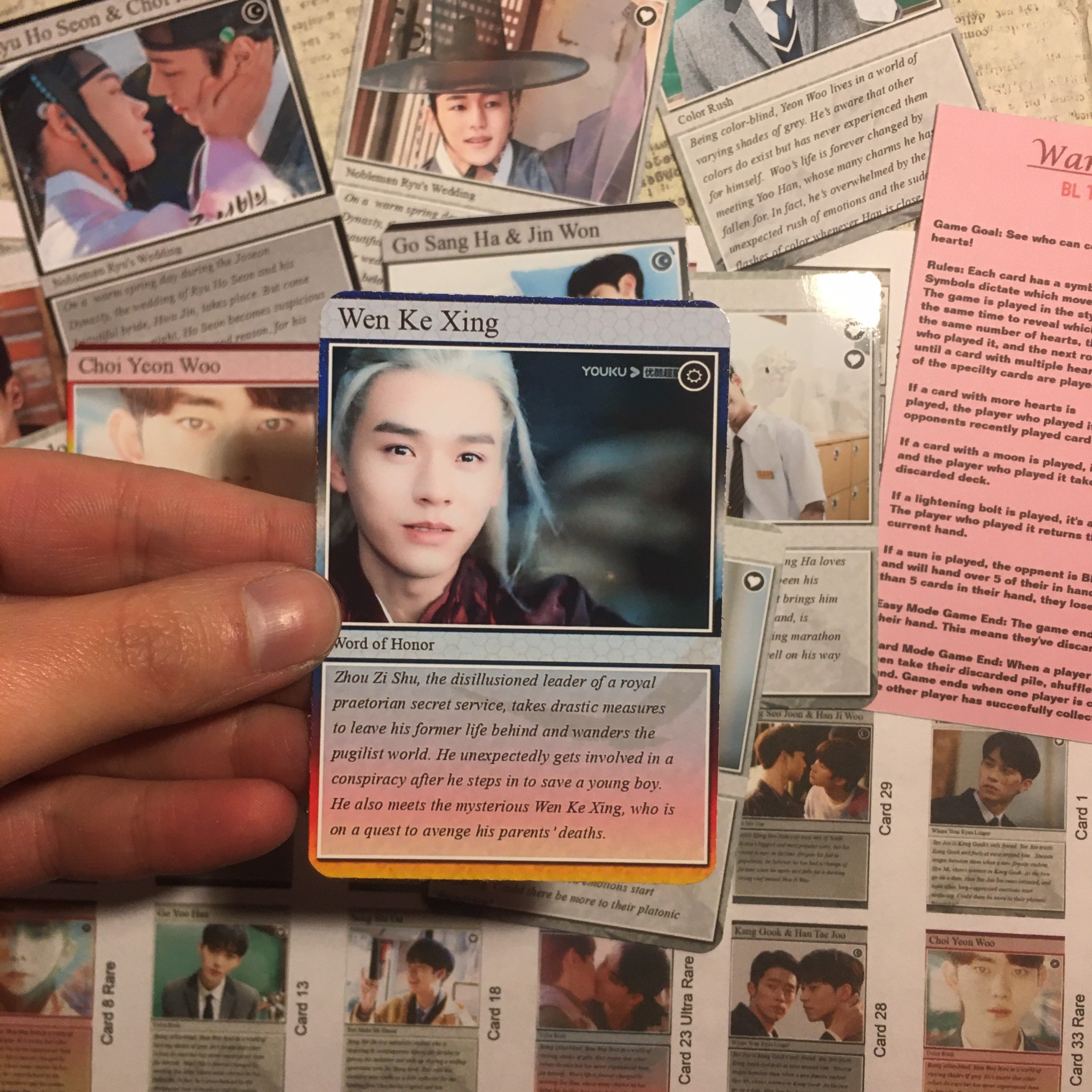 Kdrama BL Trading Card Photocard Packs Etsy