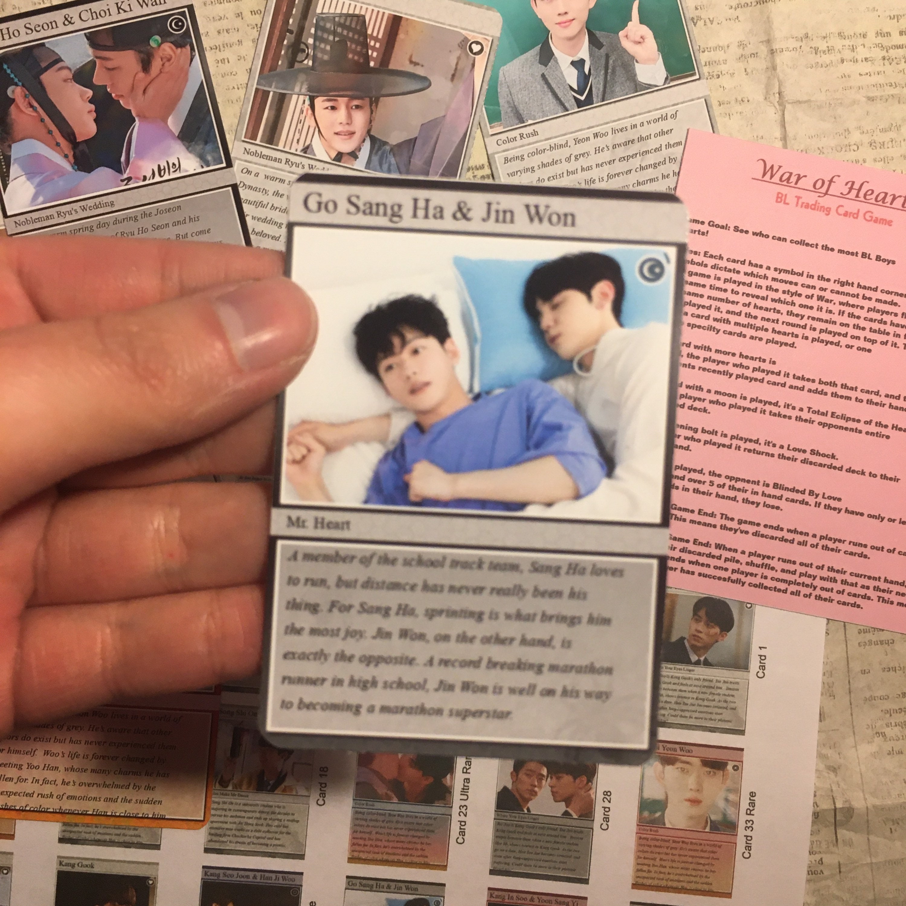 Kdrama BL Trading Card Photocard Packs Etsy