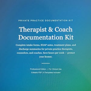 Dokumentationspaket för terapeuter