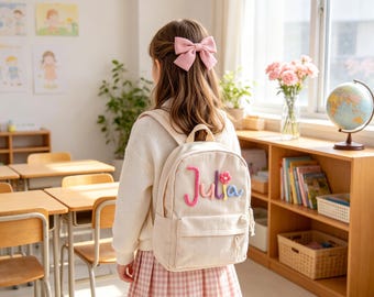 Custom Name Backpack Set, Personalized Kids School Bag with Lunch Tote,Preschool Kindergarten Backpack,First Day of School Gift for Children
