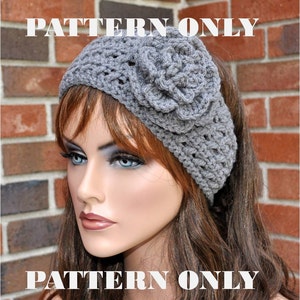 Reserved Listing.  Instant Download - Pattern, CROCHET HEADBAND PATTERN, Style #3