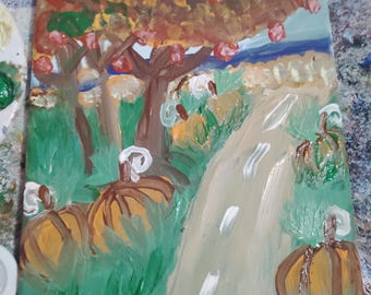 Autumn Orchard Lane