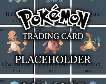 Segnaposto completi per il raccoglitore del Pokédex + lista di controllo di 1025 carte (download digitale)