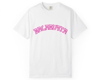 Balabusta Yiddish T-Shirt, Arched Typography, Jewish Humor Tee