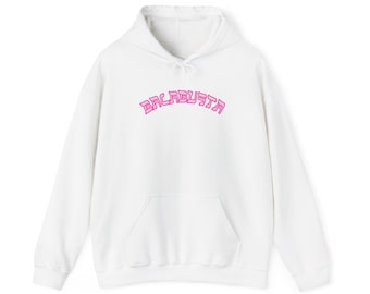 Balabusta Hoodie, Yiddish Typography, Jewish Humor Sweatshirt