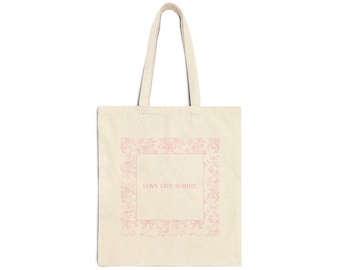 Custom Bar Mitzvah Tote Bag, Personalized Bat Mitzvah Favor, Love Live Sophie Swag